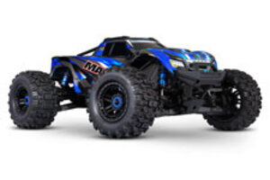 Traxxas 89086-4-BLUE Maxx®: 1/10 Scale 4WD Brushless Electric Monster Truck with TQi™ Traxxas Link™ Enabled 2.4GHz Radio System & Traxxas Stability Management (TSM)®