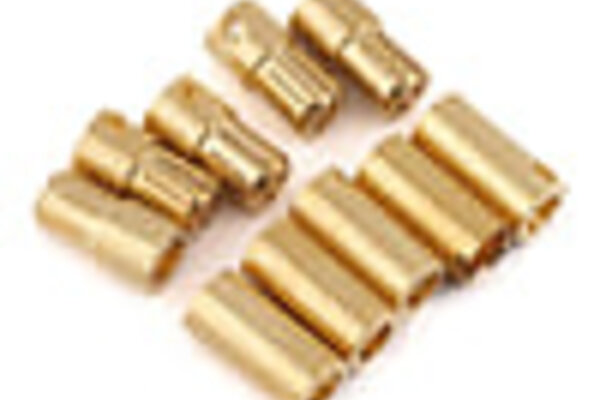 Yeah Racing YEA-WPT-0147  6.5mm High Current Bullet Plugs (5 Female/5 Male)