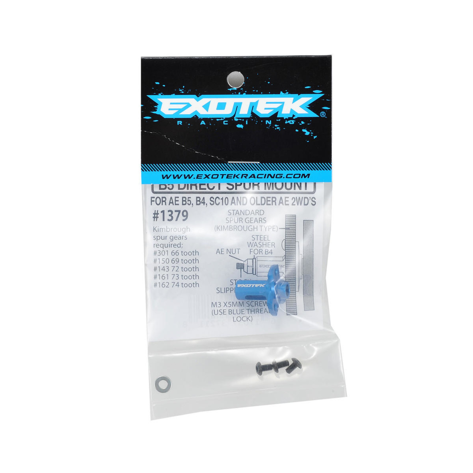 Exotek Racing EXO1379  B6 B5M T5M SC5 Direct Spur Mt