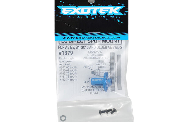 Exotek Racing EXO1379  B6 B5M T5M SC5 Direct Spur Mt