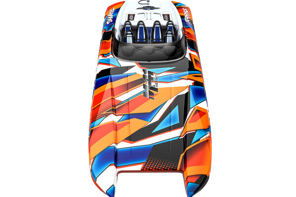 Traxxas DCB M41 Widebody:  Brushless 40' Race Boat with TQi™ Traxxas Link™ Enabled 2.4GHz Radio System & Traxxas Stability Management (TSM)®