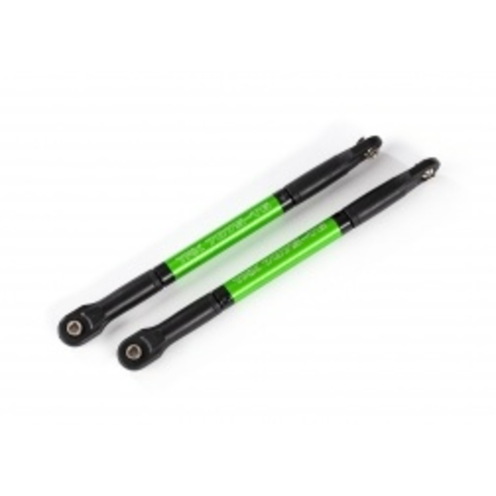 Traxxas 8619G Push rods, aluminum (green-anodized), heavy duty (2) (assembled with rod ends and threaded inserts)