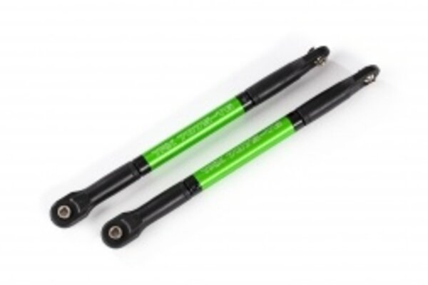 Traxxas 8619G Push rods, aluminum (green-anodized), heavy duty (2) (assembled with rod ends and threaded inserts)