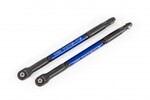 Traxxas 8619X Push rods, aluminum (blue-anodized), heavy duty (2) (assembled with rod ends and threaded inserts)