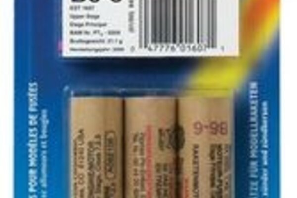 Estes Rockets EST1607  B6-6 Model Rocket Engines (3pk)