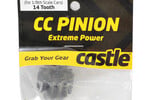 Castle Creations CSE010-0065-24  Castle Creations Mod 1.5 Pinion Gear w/8mm Bore (14T)
