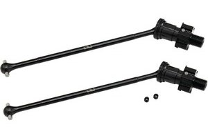 Hot Racing HRAXMX288CE  Steel HD CV Drive Shafts Axles w/ Aluminum Hex, for X-Maxx