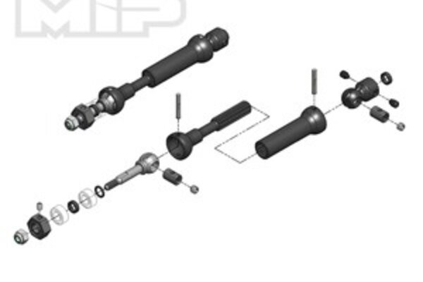 MIP - Moore's Ideal Products MIP X-Duty, CVD Drive Kit, Rear, 87mm to 112mm