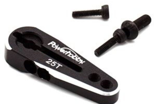 Powerhobby PHBPHS1429BLACK  25T Aluminum Clamping Servo Horn Black