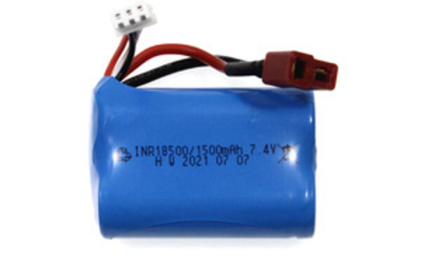Racers Edge RCE6412 Li-Ion 7.4V 1500mAh Battery Pack (TYPE 18500) w/T-Plug for Blackzon Slyder
