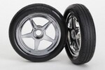 Traxxas 6975  T&W 5-SPOKE CHRM/FRNT DRAG TIR
