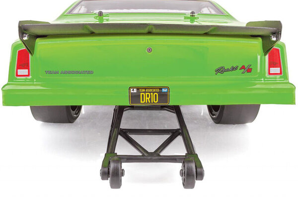 Team Associated ASC70026 DR10 Drag Race Car, 1/10 Brushless 2WD RTR, Green