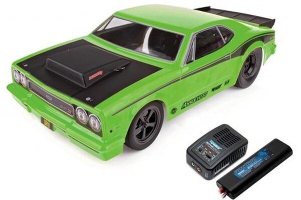 Team Associated ASC70026C DR10 RTR Brushless Drag Race Car Combo (Green) w/2.4GHz Radio, DVC, Battery & Charger