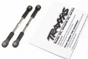 Traxxas 2445 Turnbuckles, toe link, 55mm (75mm center to center) (2) (assembled with rod ends and hollow balls)