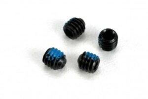 Traxxas 4897 Screws, set (grub) 4mm (6) (with threadlock)