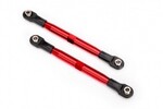 Traxxas 6742R Toe links (TUBES red-anodized, 7075-T6 aluminum, stronger than titanium) (87mm) (2)/ rod ends (4)/ aluminum wrench (1) Traxxas 6742R Toe links (TUBES red-anodized, 7075-T6 aluminum, stronger than titanium) (87mm) (2)/ rod ends (4)/ aluminum wrench (1)