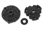 Traxxas 7793X Housing, cush drive (front & rear halves)