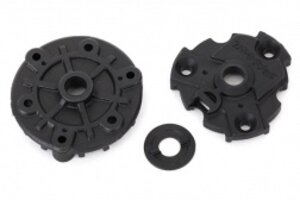 Traxxas 7793X Housing, cush drive (front & rear halves)