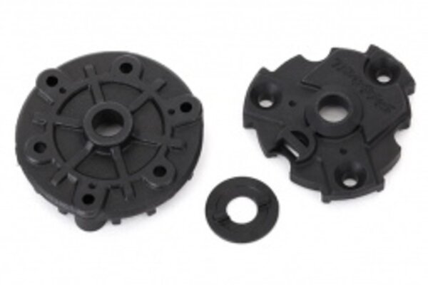 Traxxas 7793X Housing, cush drive (front & rear halves)