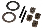 Traxxas 7783X Spider gear shaft (2)/ spacers (4)/16x23.5x.5 stainless washer (2) (for #7781X aluminum differential carrier)