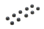 TLR (Team Losi Racing) TLR336004  M3 Aluminum Lock Nuts, Black (10)