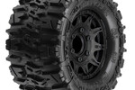 PRO 1/10 Trencher Front/Rear 2.8" MT Tires Mounted 12mm Blk Raid (2)