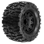 PRO PRO117010  1/10 Trencher Front/Rear 2.8" MT Tires Mounted 12mm Blk Raid (2)