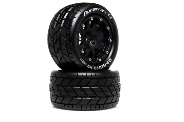 DURATRAX DTXC5515  Bandito MT Belted 2.8 Mounted F/R 0 Offst Blk (2)