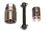 Traxxas 8556X Driveshaft, center, front (steel)/ 2.5x12 screw pin
