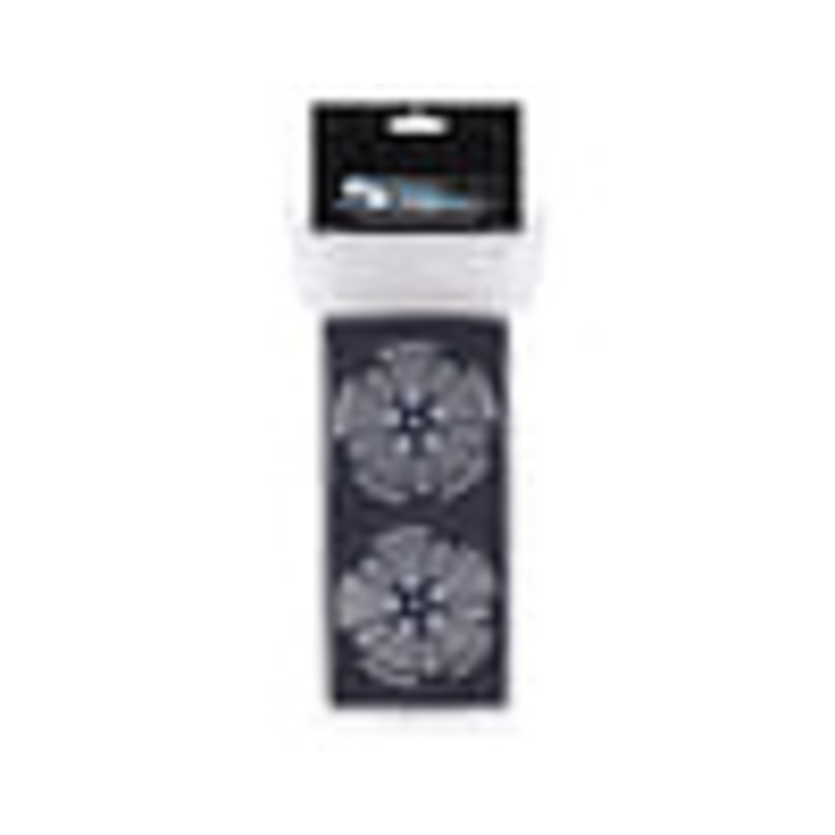 SSD RC SSD00450   SSD RC V Spoke Aluminum Front 2.2” Drag Racing Wheels (Black)