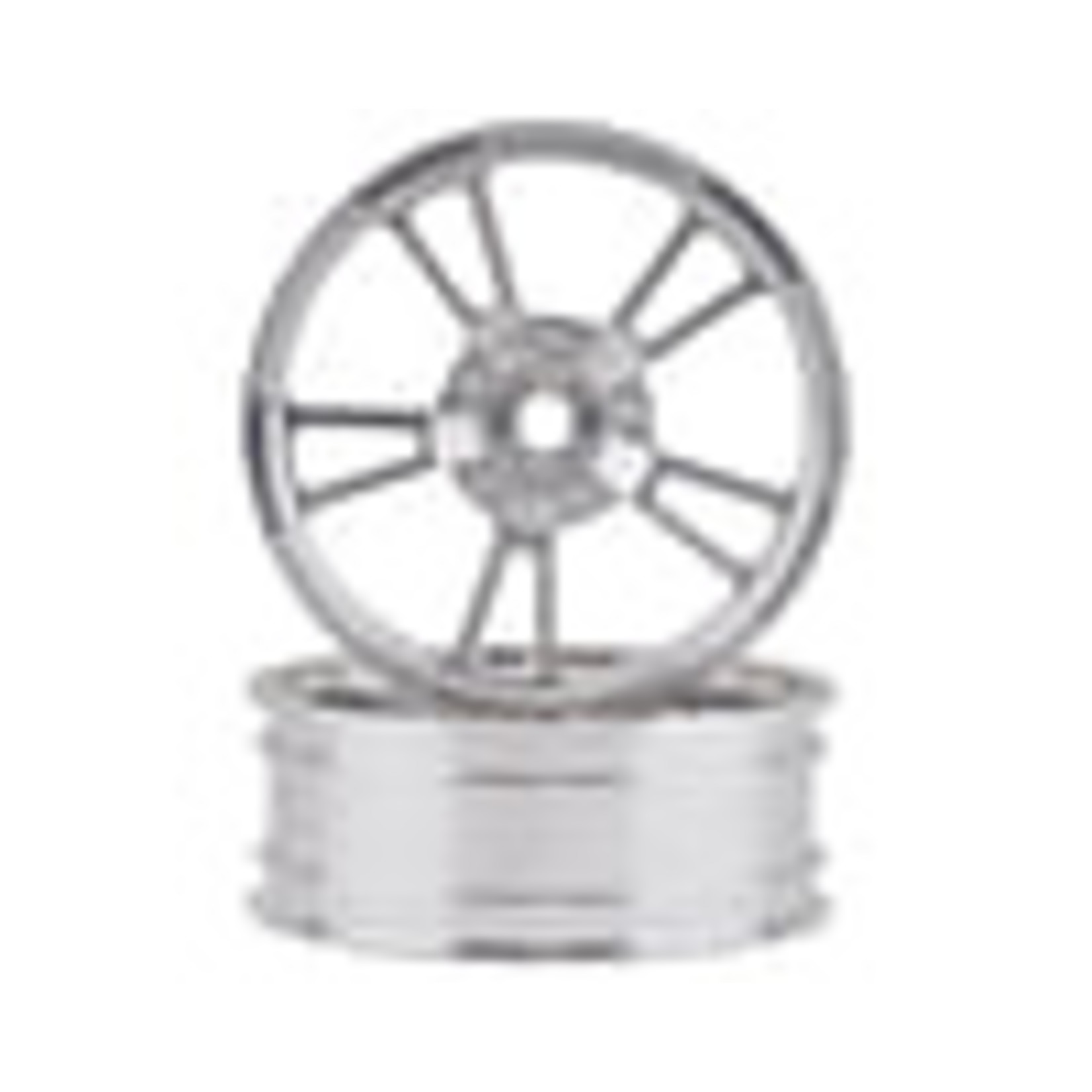 SSD RC V Spoke Aluminum Front 2.2” Drag Racing Wheels (Silver