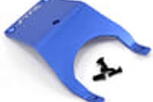 ST Racing Concepts SPTST3623FB  FRONT SKID PLATE (BLUE) STAMPEDE