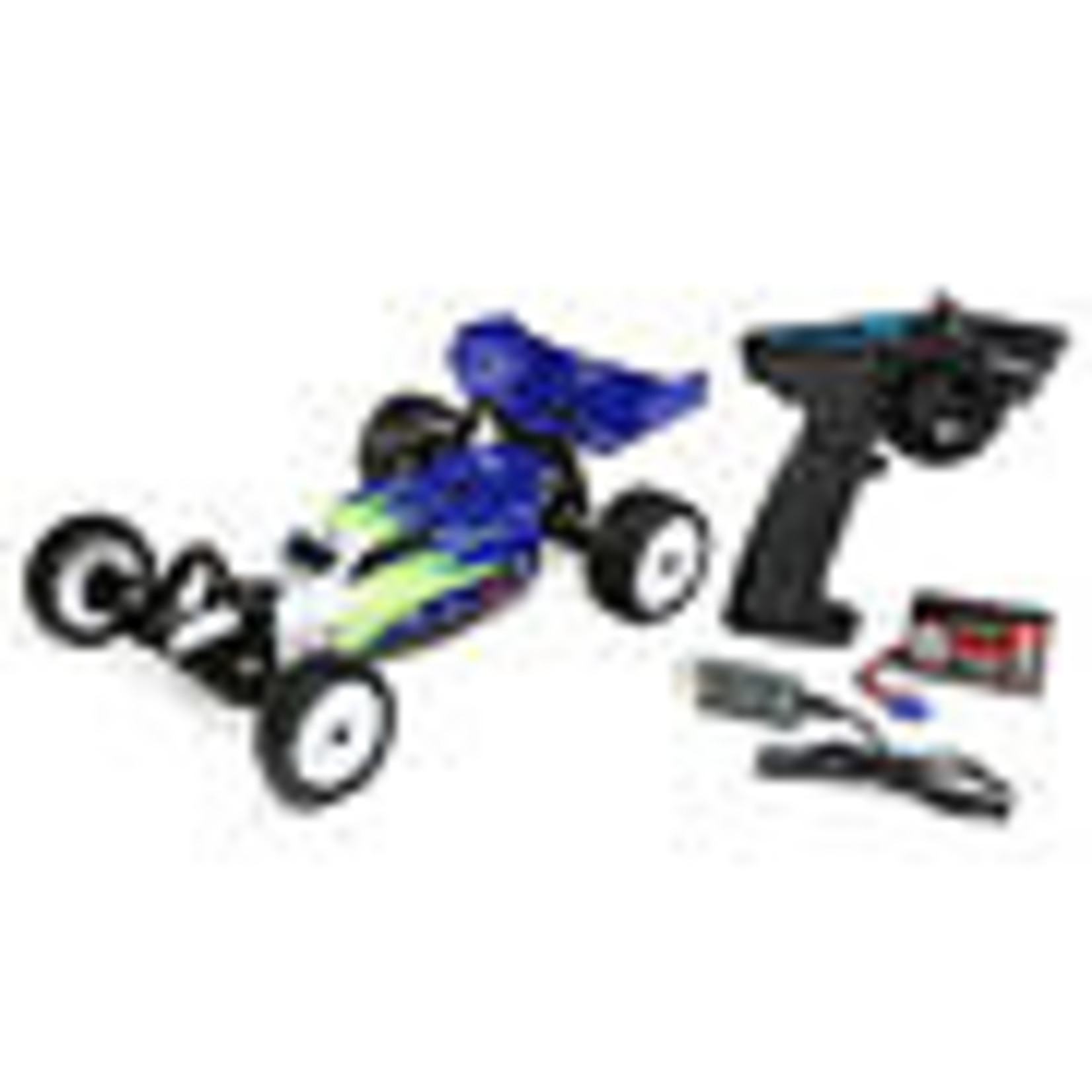 LOSI LOS01016T1  1/16 Mini-B 2WD Buggy Brushed RTR, Blue/White