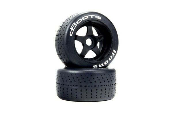 ARRMA ARA550073  dBoots Hoons 53/107 2.9 Pre-Mounted Belted Tires, White, 17mm Hex, 5-Spoke