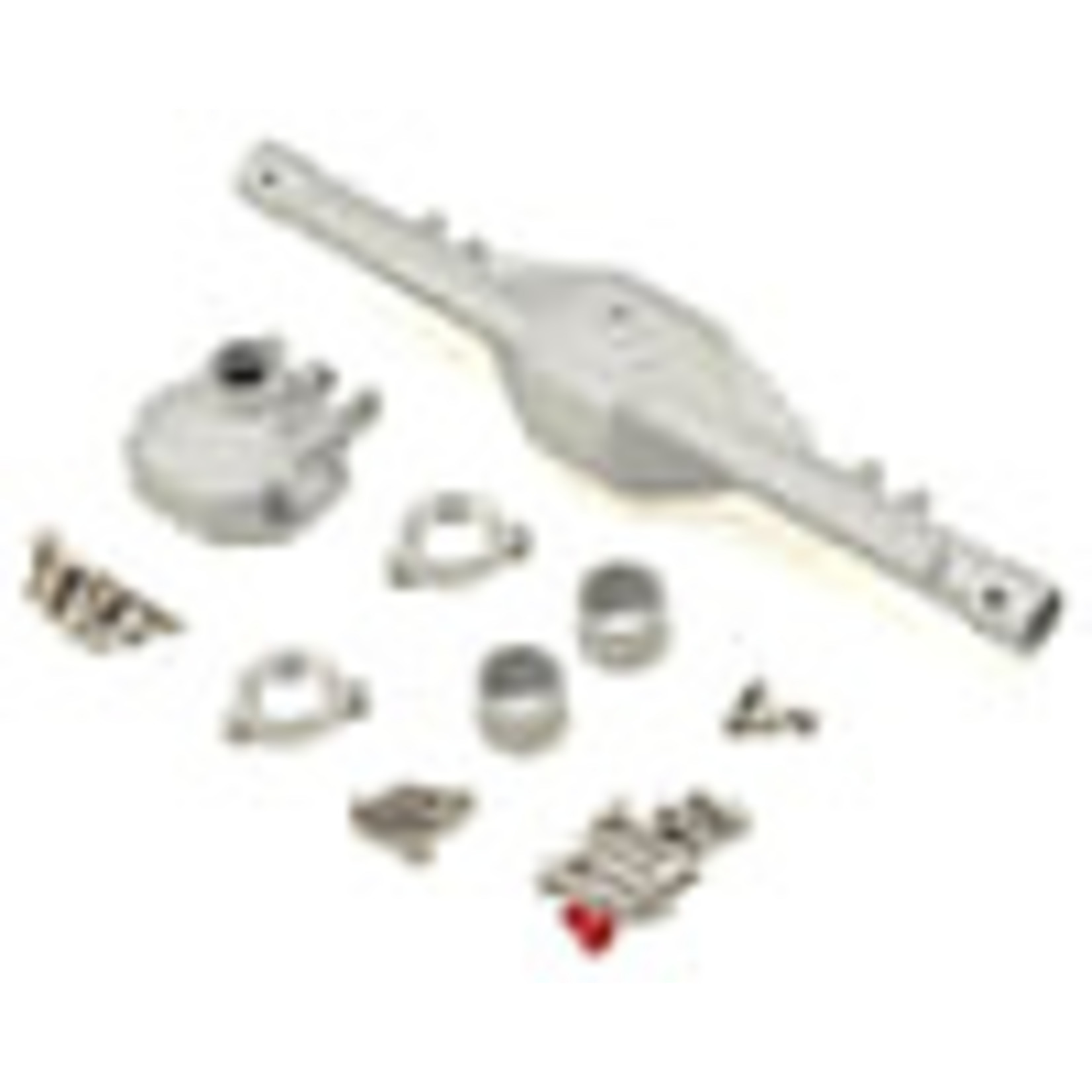 Vanquish Products VPS07853 Vanquish Products Currie F9 SCX10 II Rear Axle (Silver)