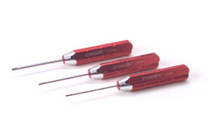 Dynamite DYN2904  Machined Hex Driver Metric Set, Red