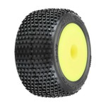 Proline Racing PRO1017712 1/18 Hole Shot Front/Rear Mini-T Tires Mounted 8mm Yellow Wheels