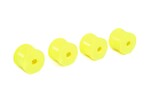 LOSI LOS41011  FR/RR Wheel, Yellow (4): Mini-T 2.0