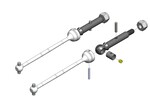 MIP - Moore's Ideal Products MIP20060  MIP Shiny CVD Kit, Losi Mini-T B 2.0 Series