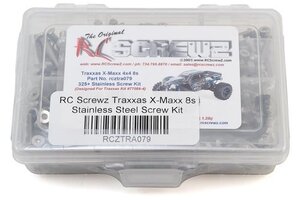 RC Screwz RCZTRA079 RC Screwz Traxxas X-Maxx 8S Stainless Steel Screw Kit