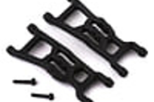RPM RPM72082 RPM Losi Mini-T 2.0/Mini-B Heavy Duty Front A-Arms (Black)