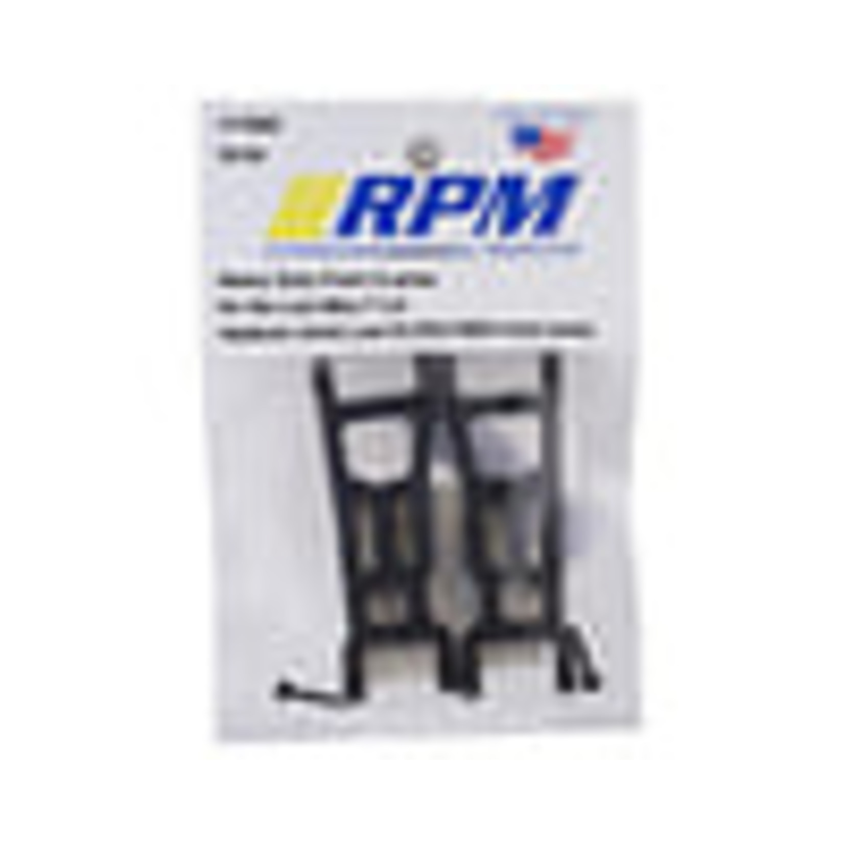 RPM RPM72082 RPM Losi Mini-T 2.0/Mini-B Heavy Duty Front A-Arms (Black)