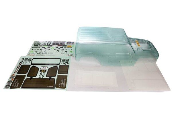 Axial Racing SCX6: Jeep JLU 4dr Wrangler Body (Clear) Item No. Axial - AXI250000
