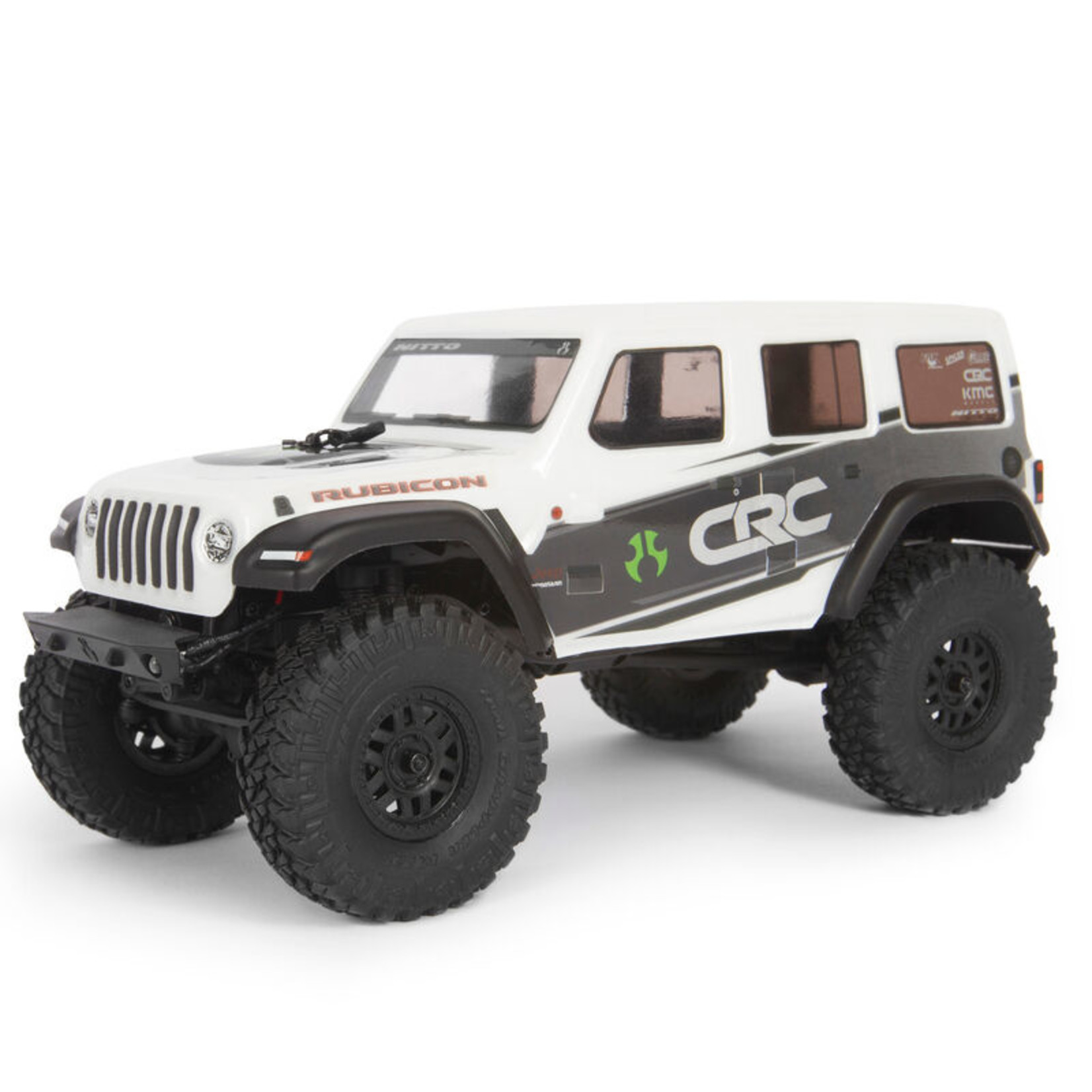 Axial Racing AXI00002T1  1/24 SCX24 2019 Jeep Wrangler JLU CRC 4WD Rock Crawler Brushed RTR, White