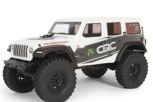 Axial Racing AXI00002T1  1/24 SCX24 2019 Jeep Wrangler JLU CRC 4WD Rock Crawler Brushed RTR, White