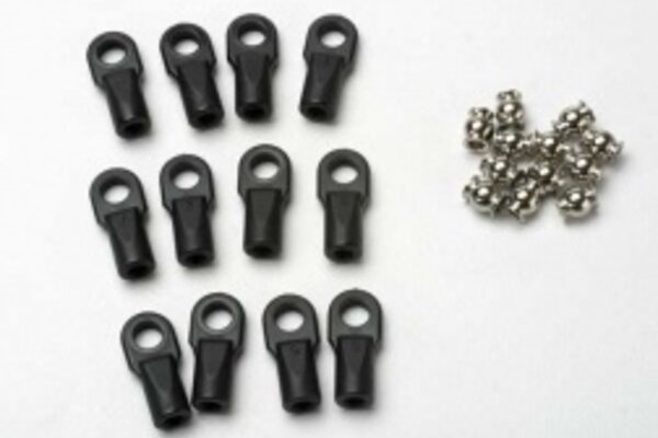Traxxas 5347 Rod ends, Revo® (large) with hollow balls (12)