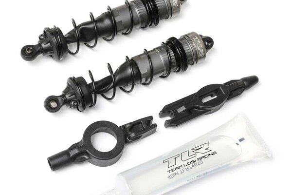 TLR (Team Losi Racing) TLR243048 Front Shock Set, 110mm, Assembled (2): 8X
