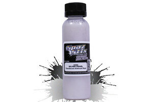 Spaz Stix SZX16080  Silver Pearl Airbrush Ready Paint, 2oz Bottle