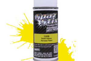 Spaz Stix SZX12409  Solid Yellow Aerosol Paint, 3.5oz Can