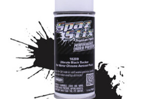 Spaz Stix SZX10209  Ultimate Black Backer for Mirror Chrome, Aerosol, 3.5oz Can